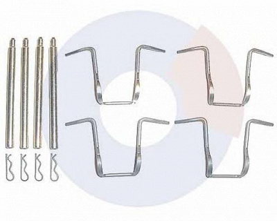 CARRAB BRAKE PARTS 2086 -  Комплектующие, колодки дискового тормоза
